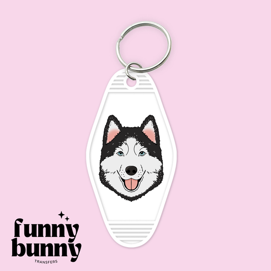 Husky Dog - Motel Keychain