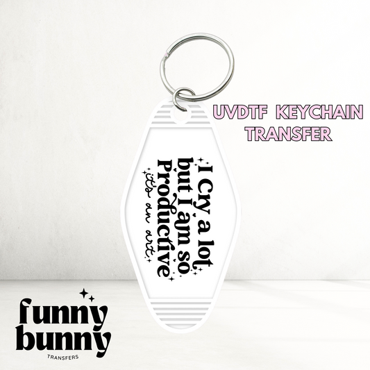 I Am So Productive - Motel Keychain