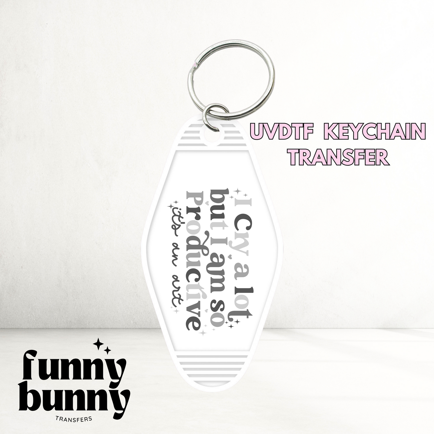 I Cry A Lot Mixed  - Motel Keychain