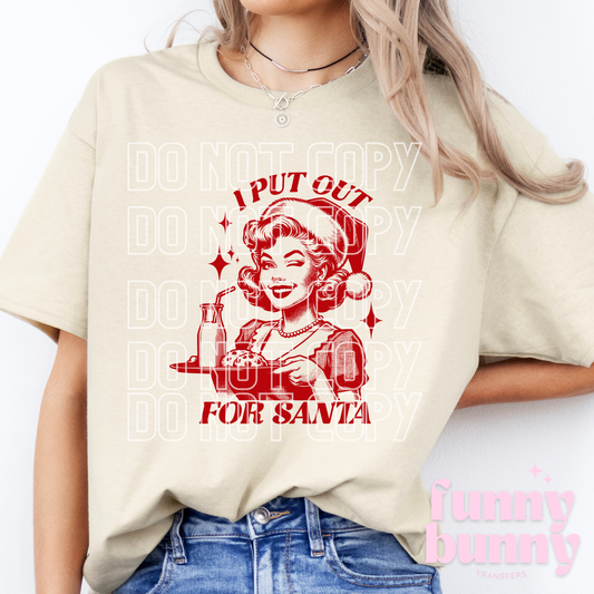 I Put For Santa - DTF Transfer