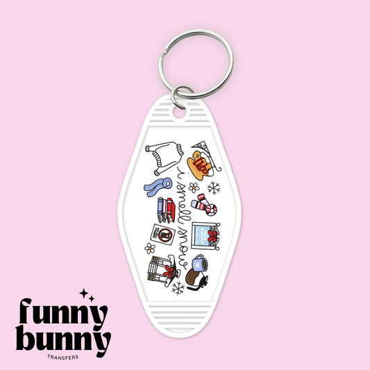 Snow Rewatch - Motel Keychain