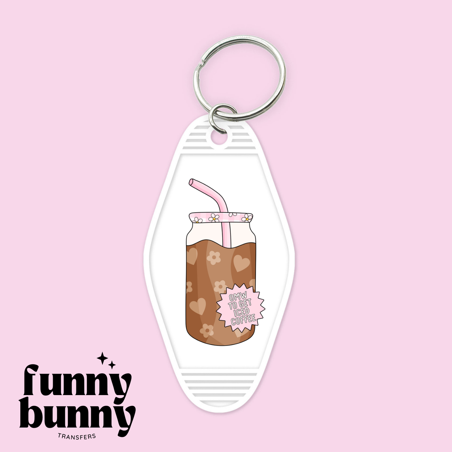 Iced Coffee Cutie - Motel Keychain