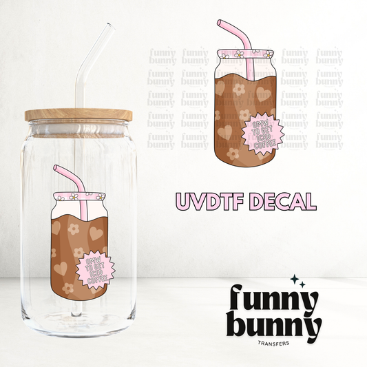 Iced Coffee Cutie - UVDTF Decal
