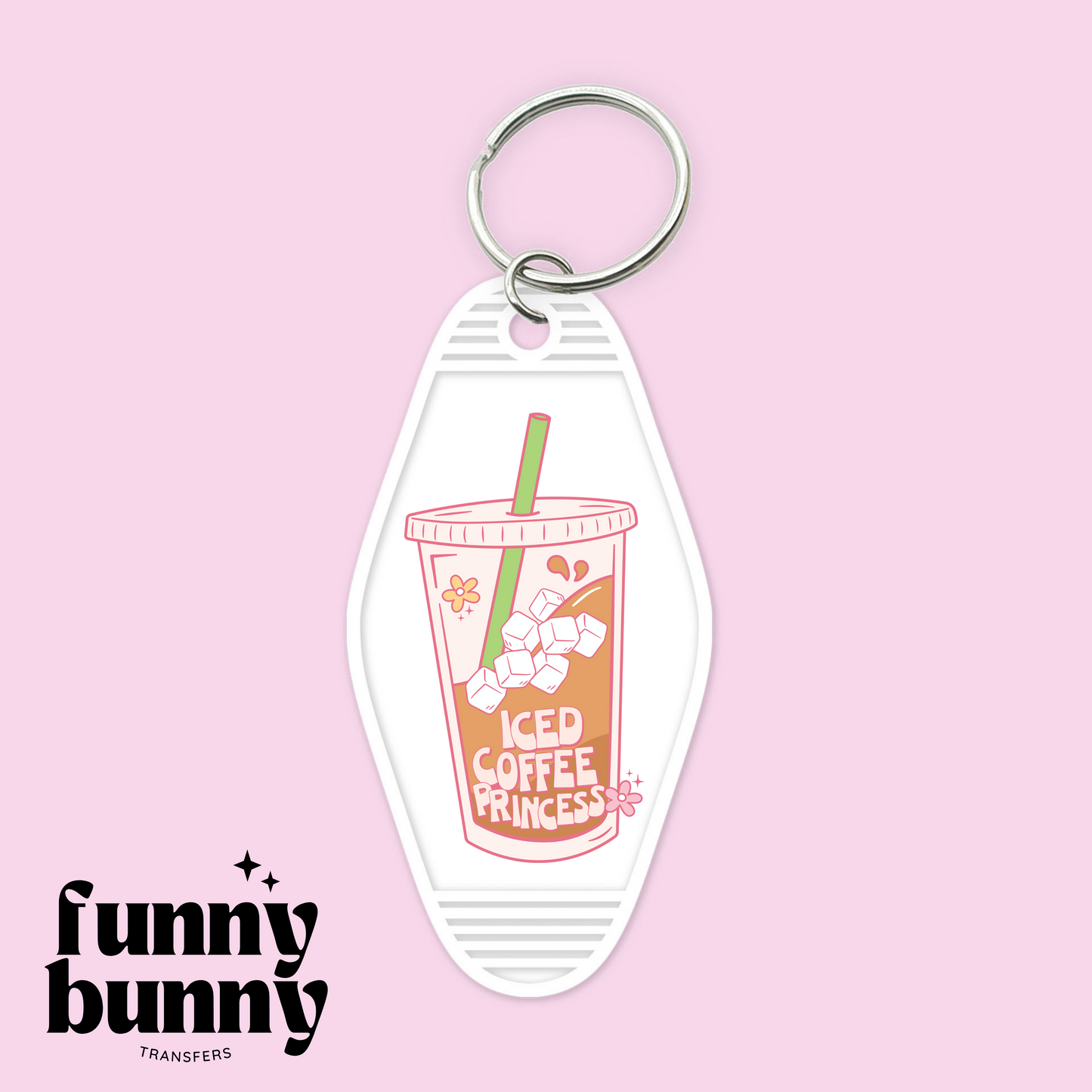 Iced Coffee Princess - Motel Keychain