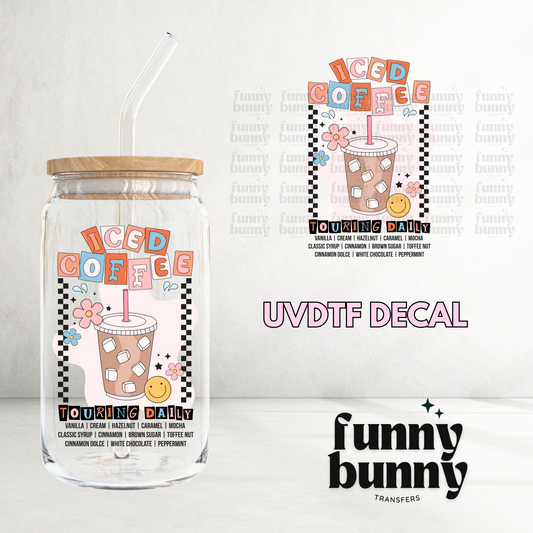 Iced Coffee Touring - UVDTF Decal