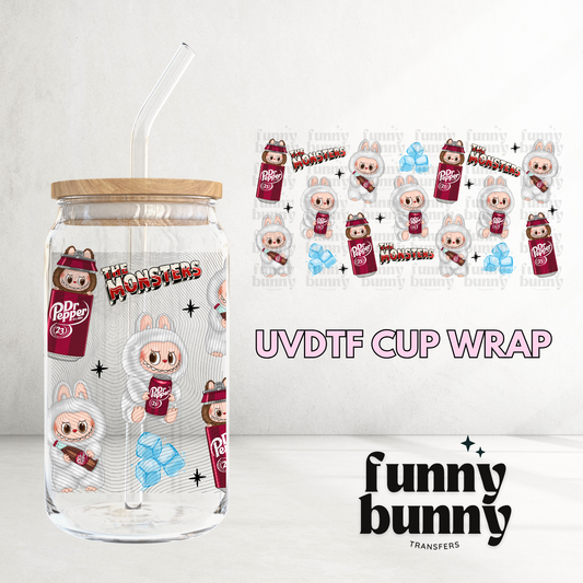 Iced Soda Monsters - 16oz UVDTF Cup Wrap
