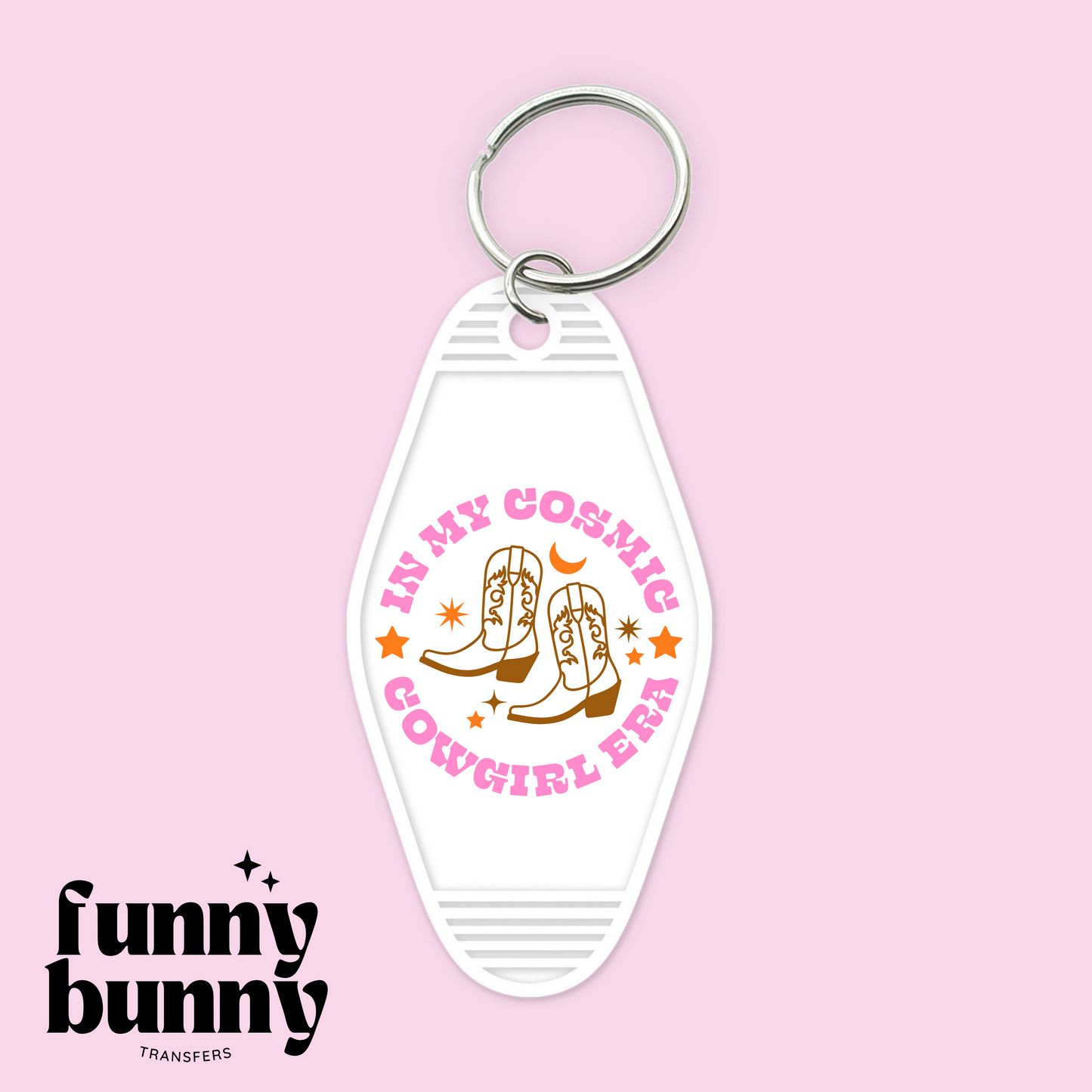 Cosmic Cowgirl - Motel Keychain