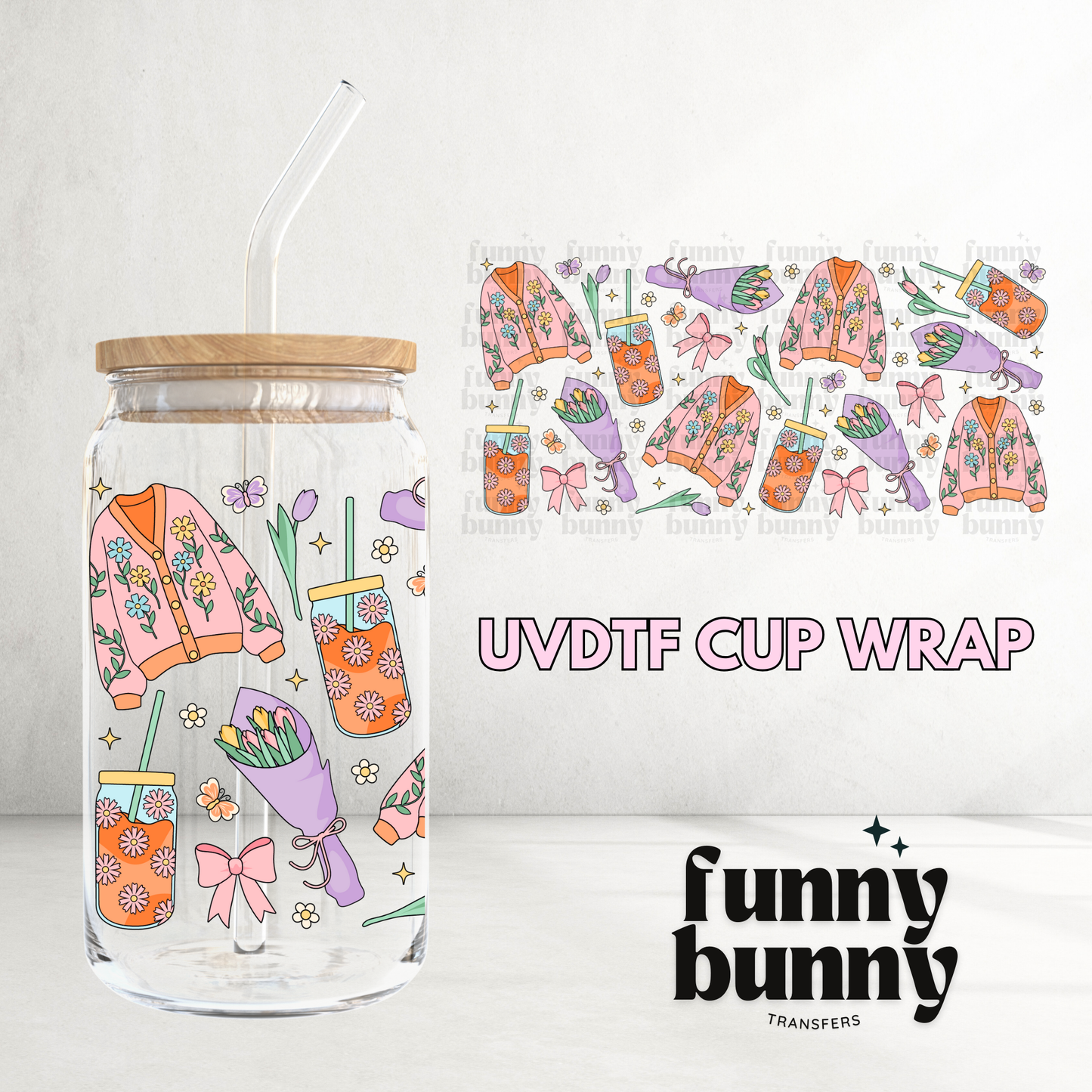 In My Girly Spring Era - 16oz UVDTF Cup Wrap