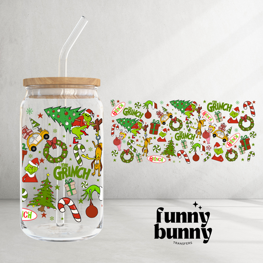 In a world full of Christmas - 16oz UVDTF Cup Wrap