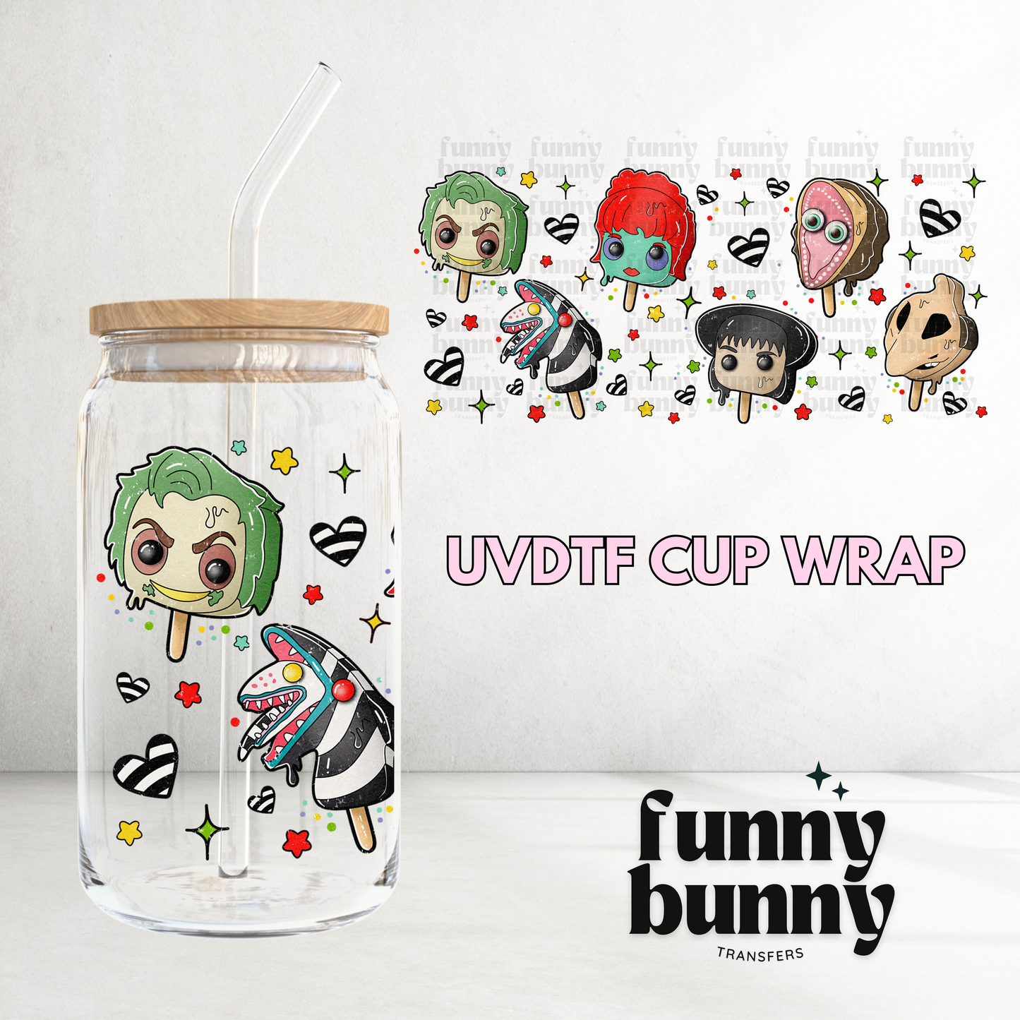 It's Showtime Popsicles - 16oz UVDTF Cup Wrap