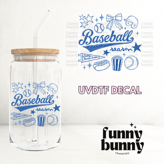 Its Basebasll Season - UVDTF Decal