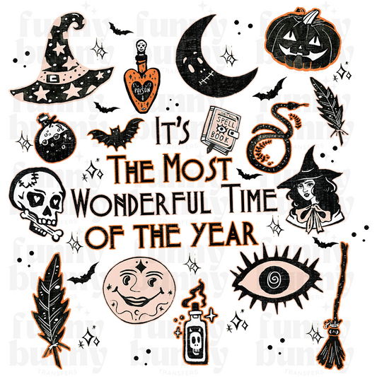 It's The Most Wonderful Spooky Time Of The Year - Sublimation Transfer