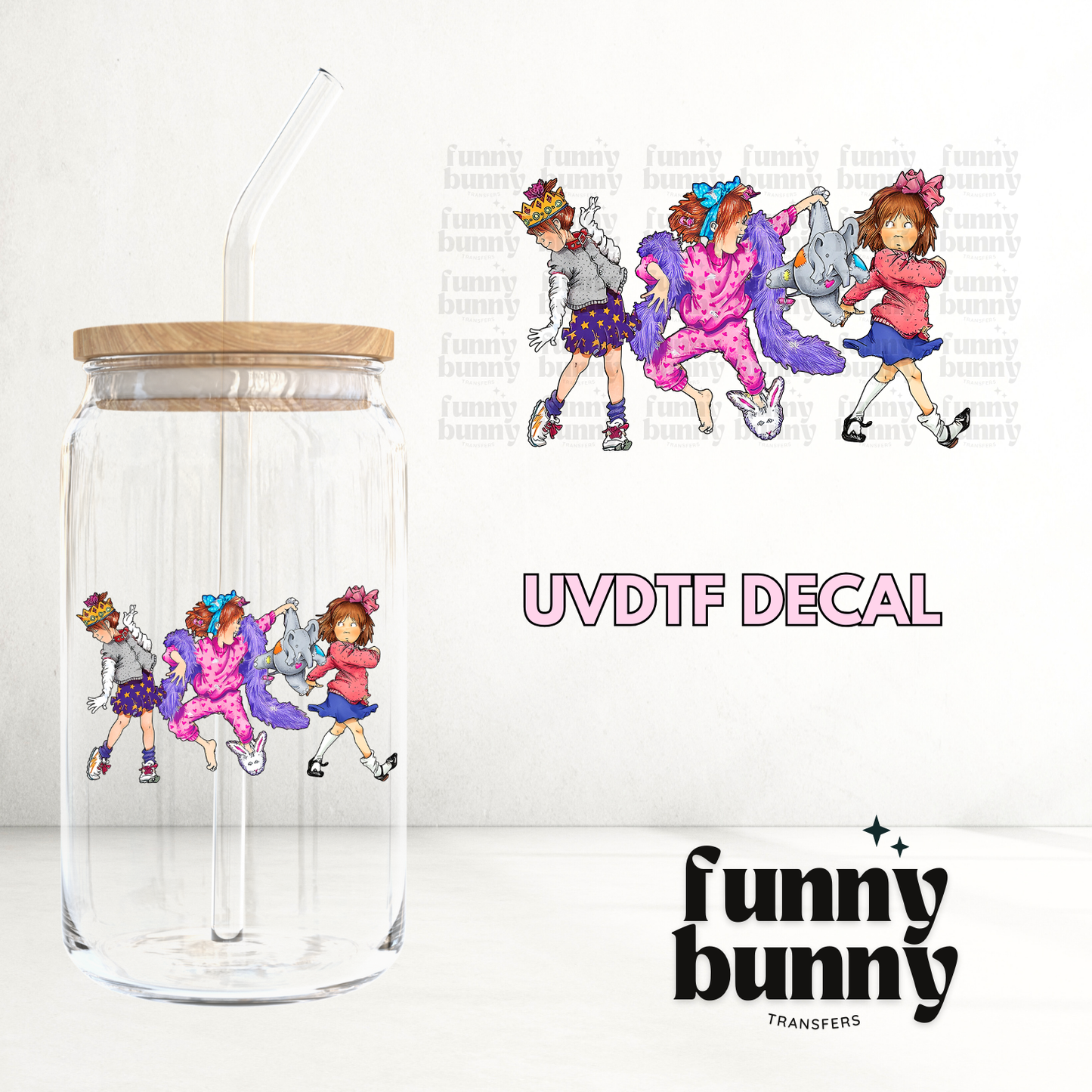 JB Children Book - UVDTF Decal