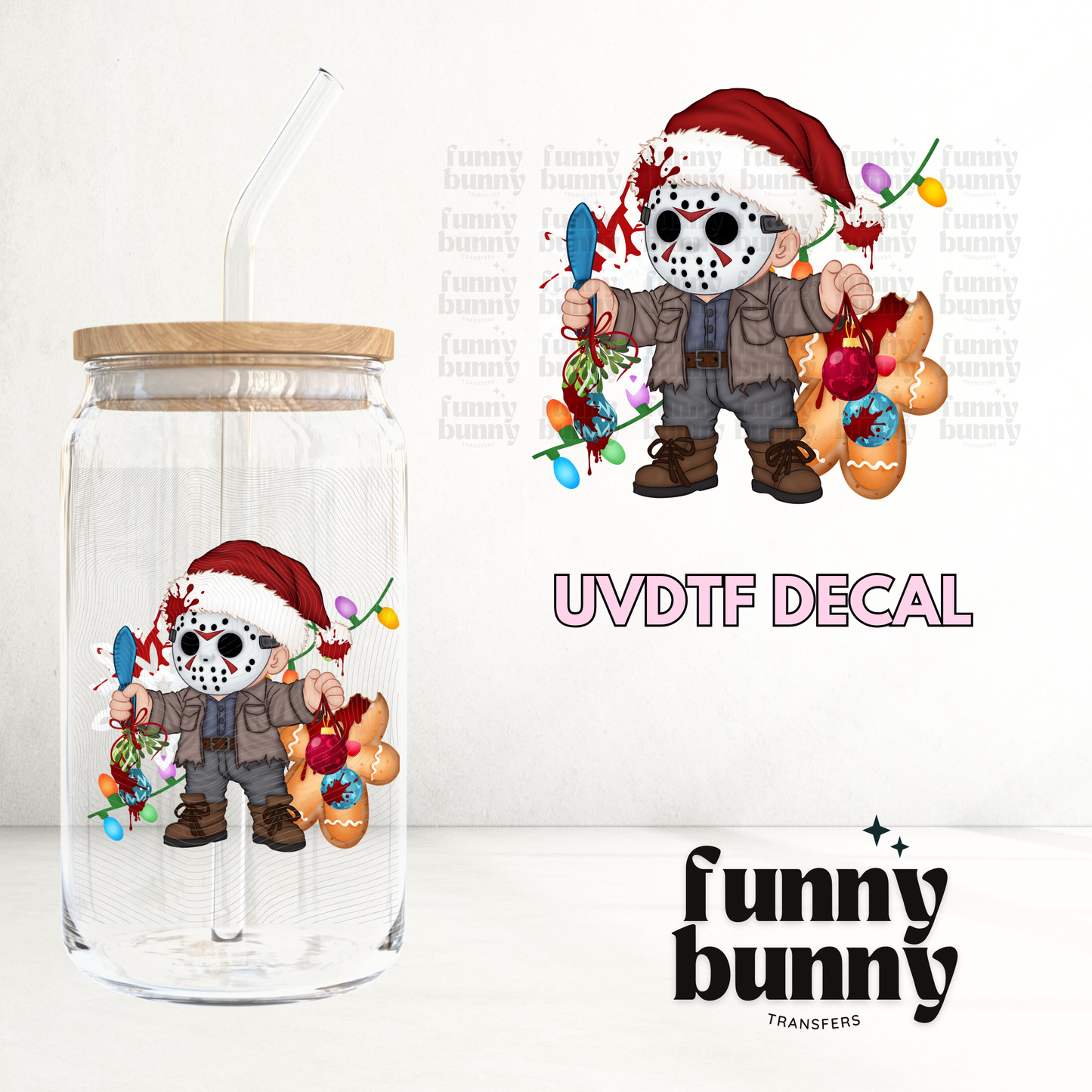 Jason Xmas - UVDTF Decal