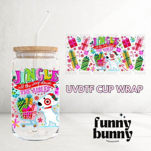 Jingle Down The Aisles - 16oz UVDTF Cup Wrap