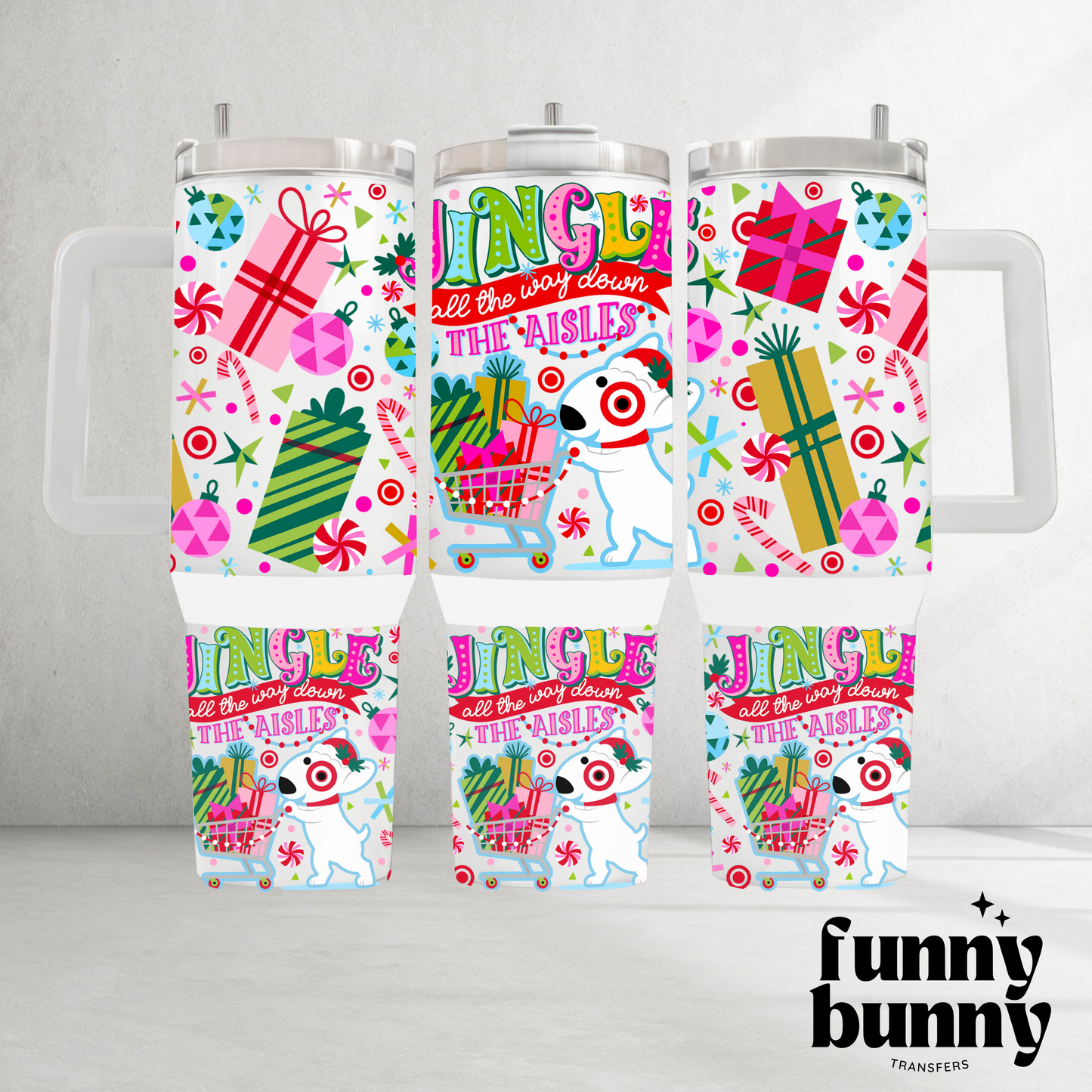 Jingle Down The Aisles - 40oz UVDTF Tumbler Wrap