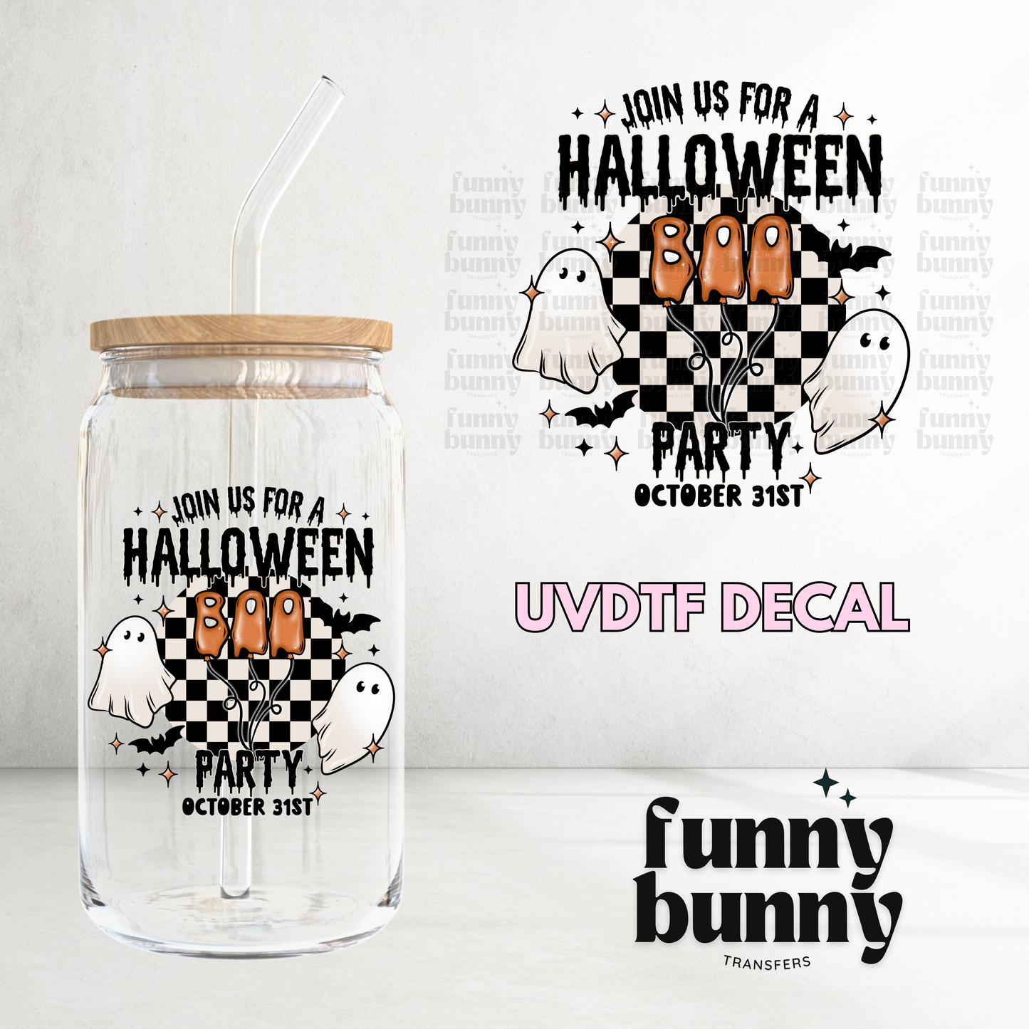 Join Us For Halloween - UVDTF Decal