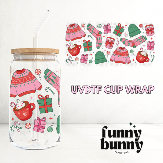 Jolly Girl Season - 16oz UVDTF Cup Wrap