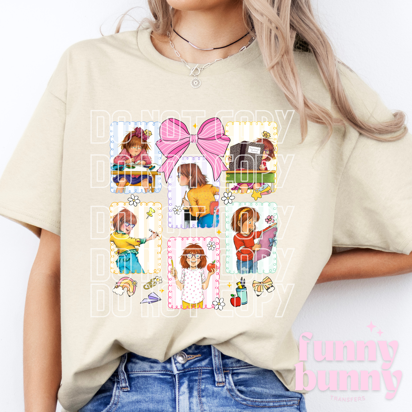 Junie Bow Frames - DTF Transfer