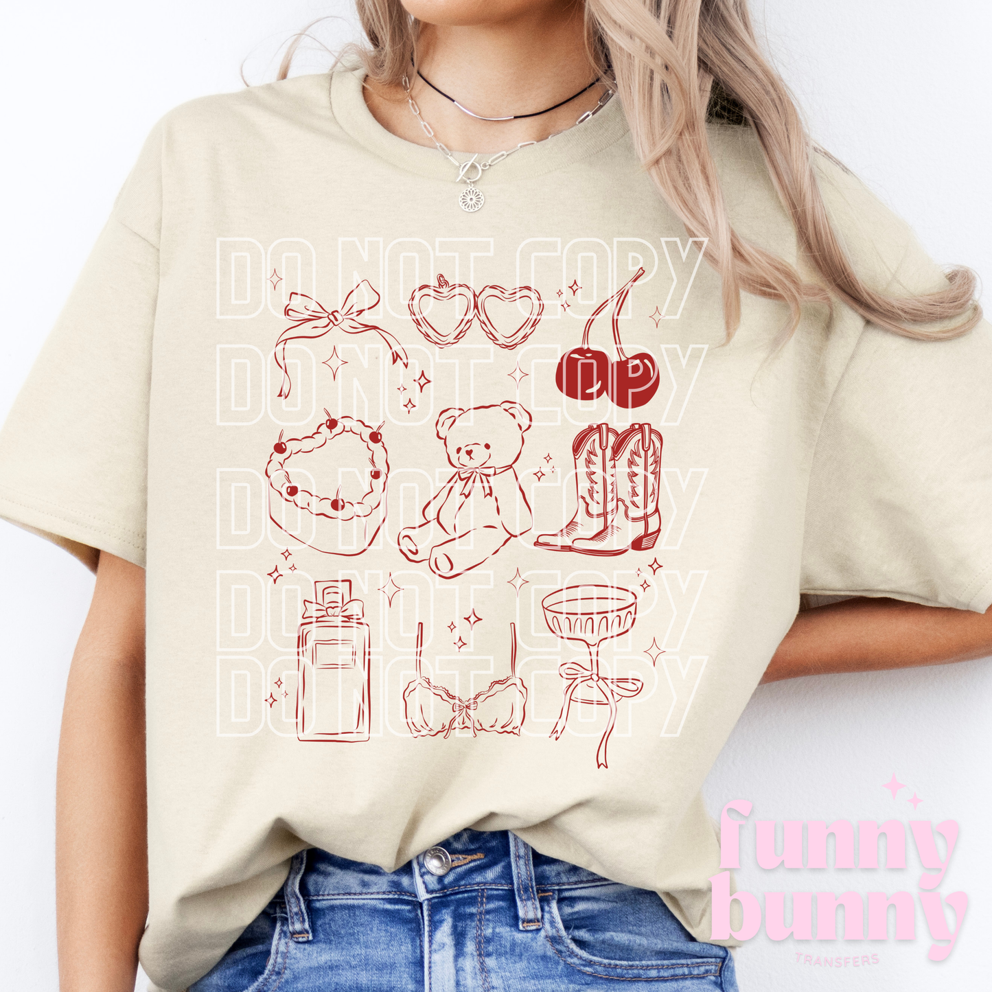 Just A Girl Doodle - DTF Transfer