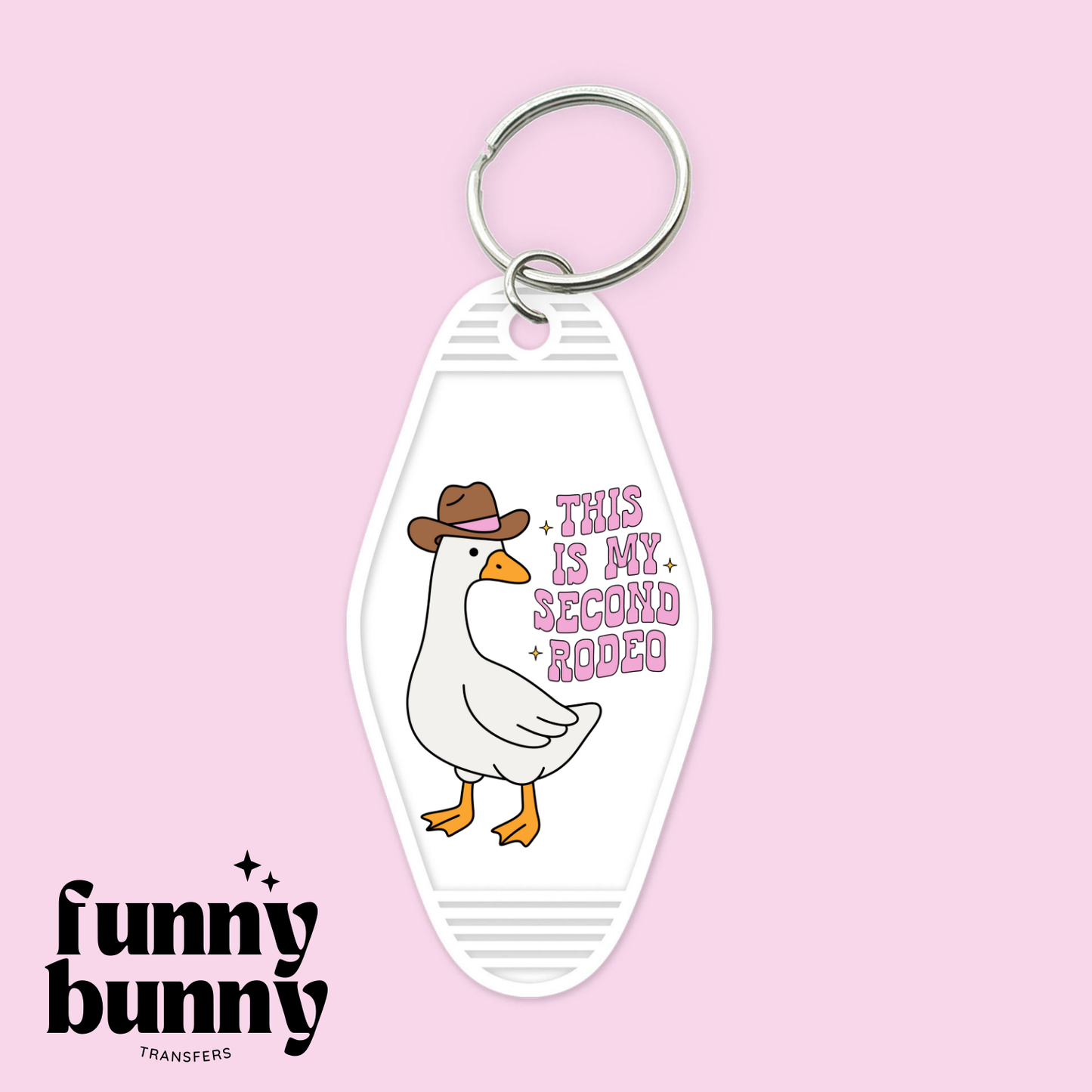 This Is My Second Rodeo - Motel Keychain