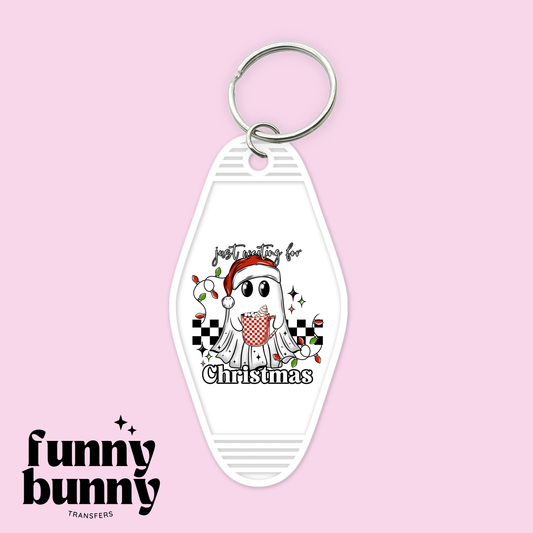 Just Waiting For Xmas - Motel Keychain