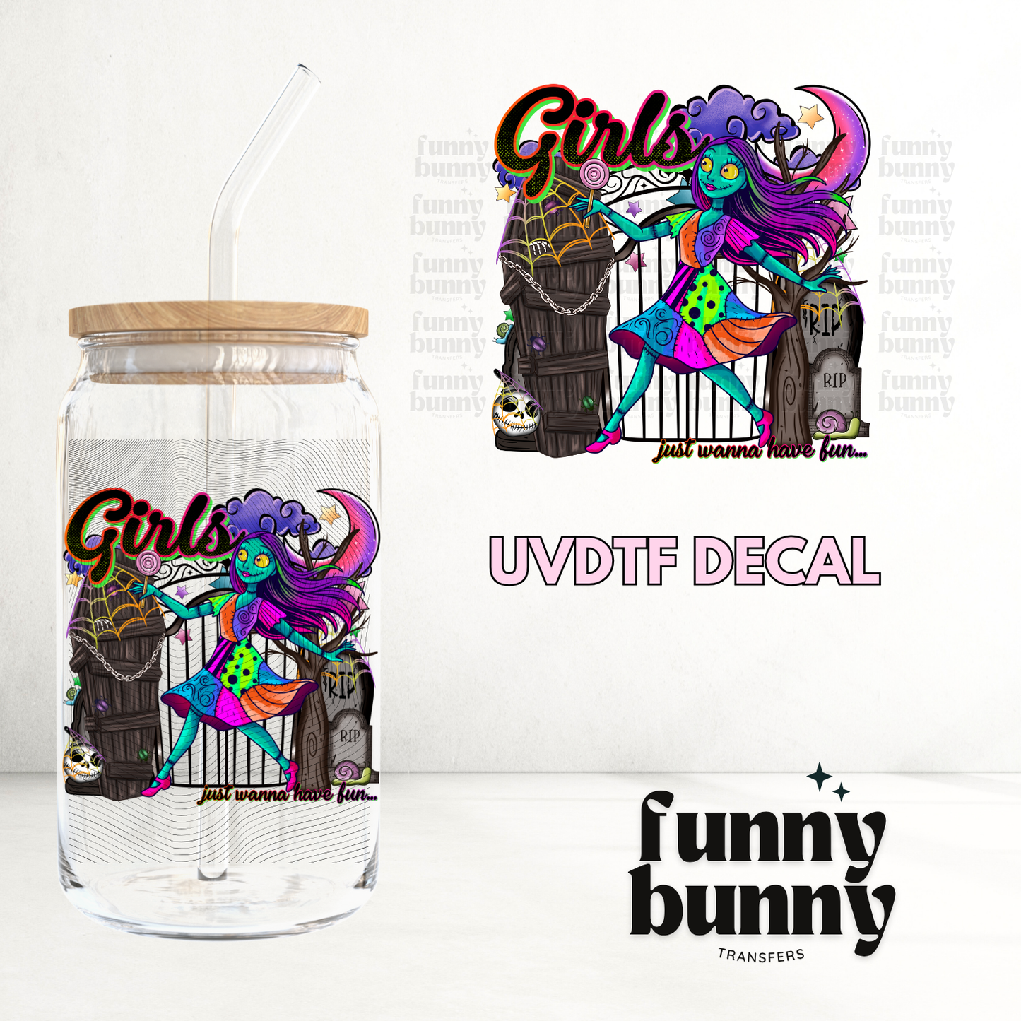 Just Wanna Hunt - UVDTF Decal