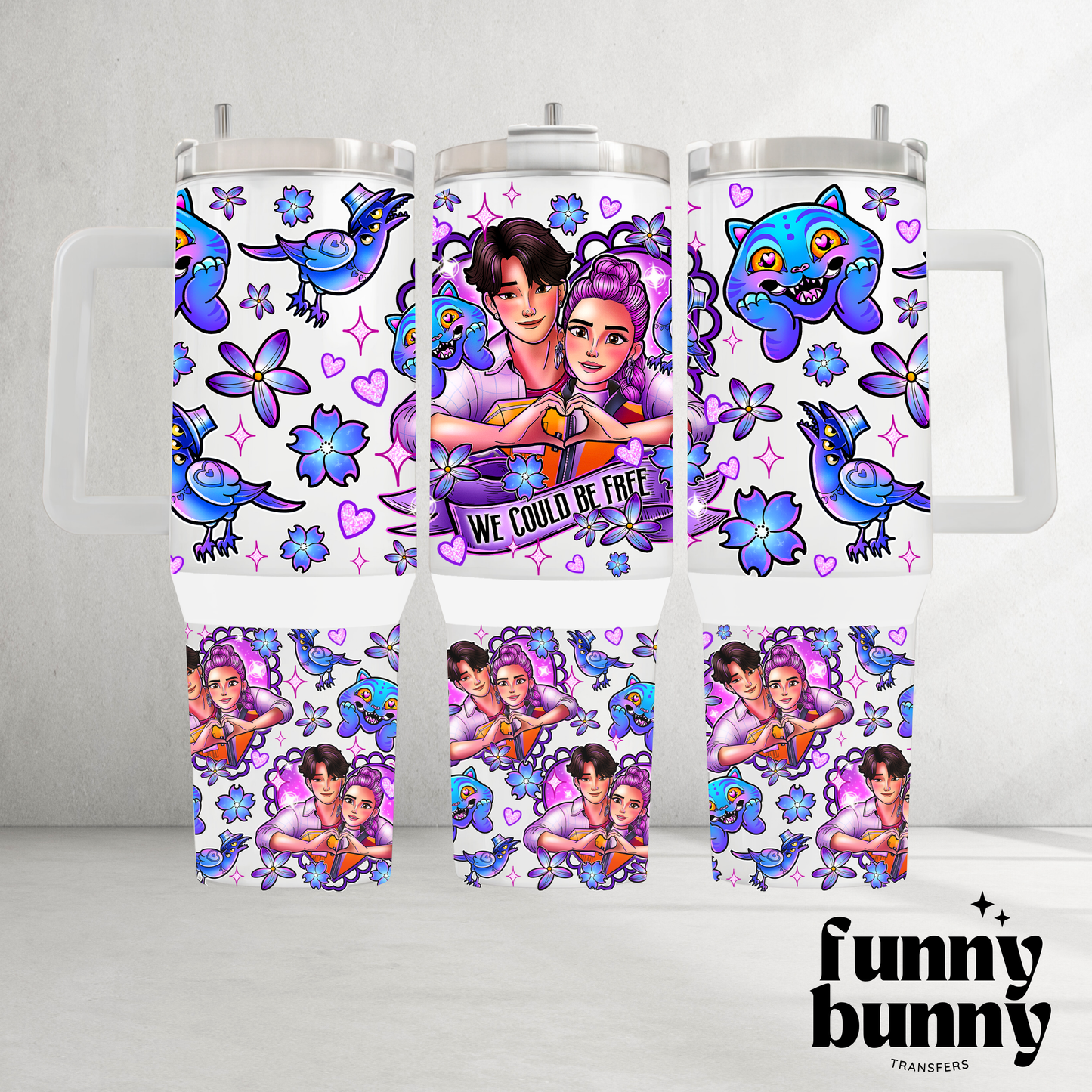 KPOP Free - 40oz UVDTF Tumbler Wrap