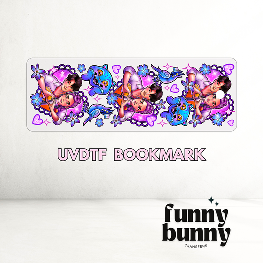KPOP Free - UVDTF Bookmark Decal