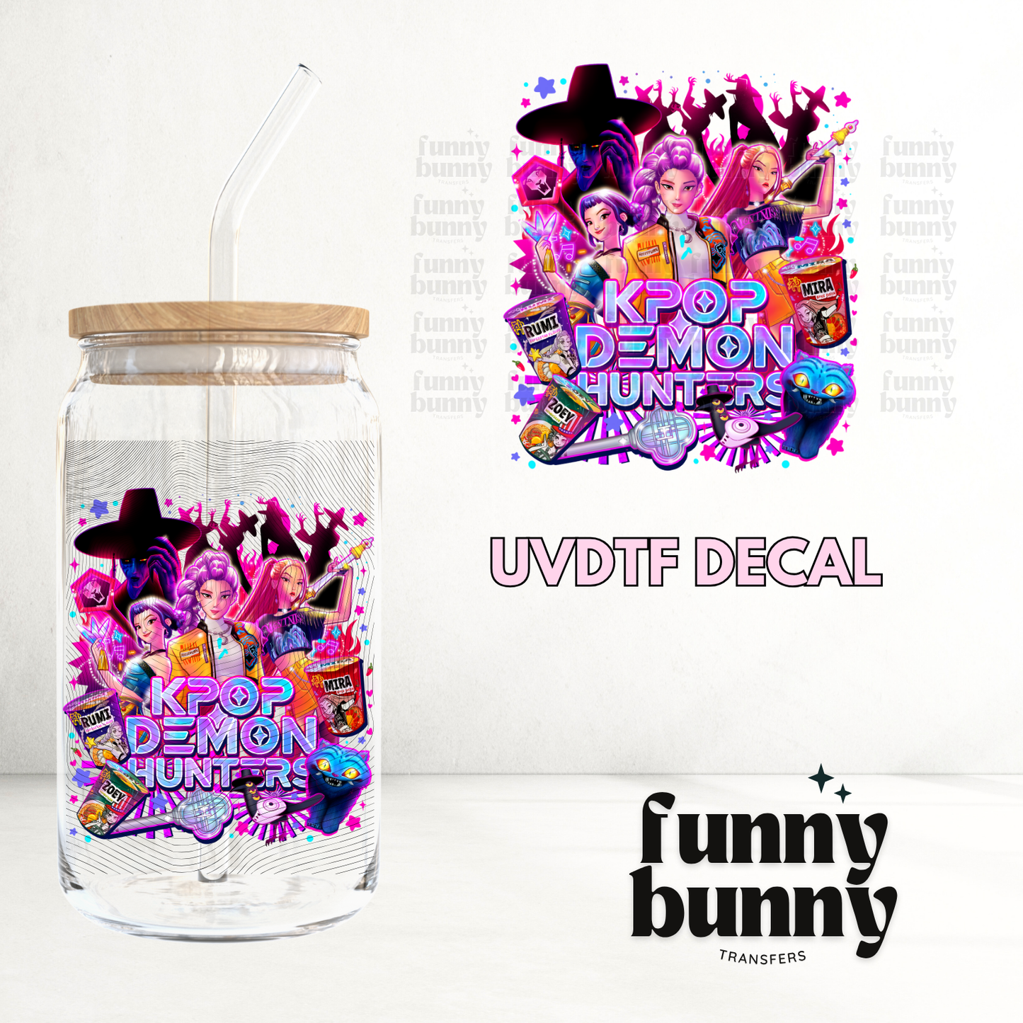 KPOP Demons - UVDTF Decal