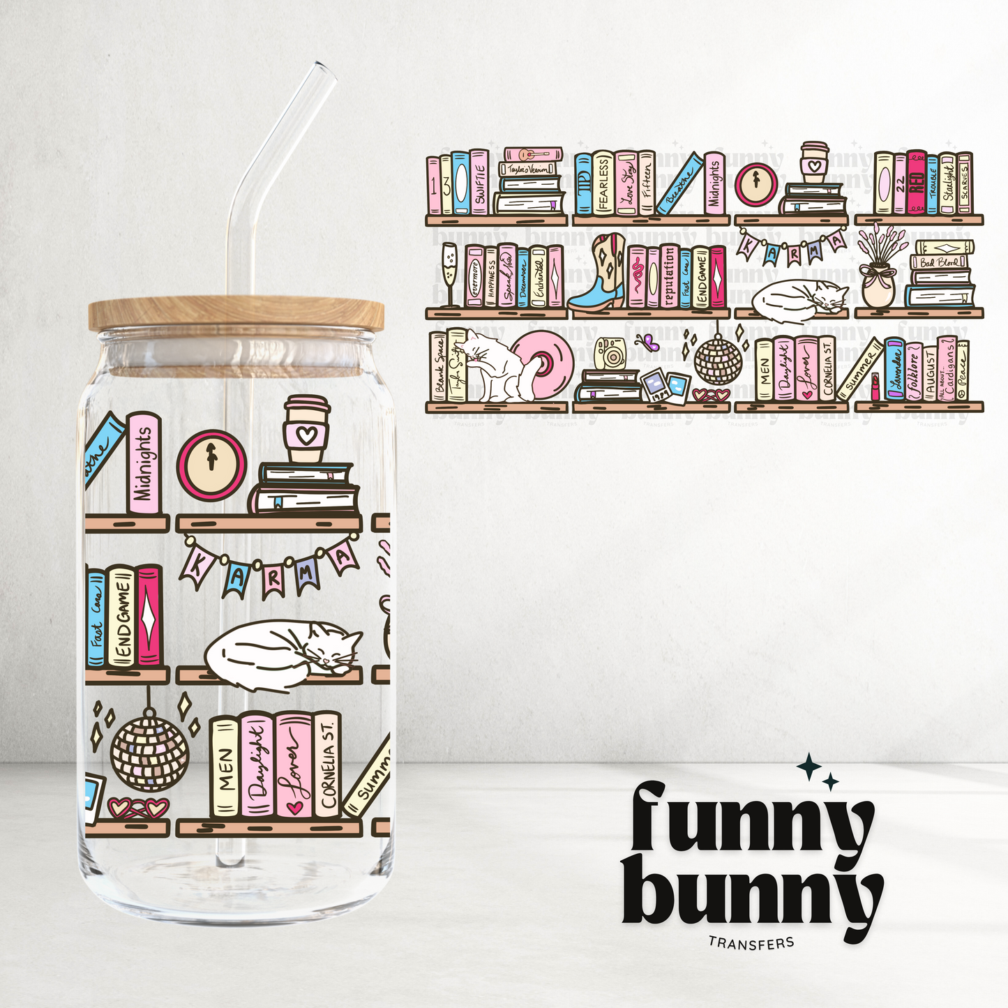 Karma Books - 16oz UVDTF Cup Wrap