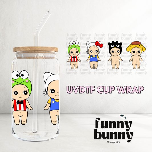Kawaii Angel Cuties - 16oz UVDTF Cup Wrap