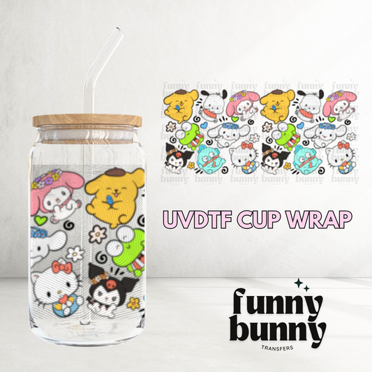 Kawaii Cuties - 16oz UVDTF Cup Wrap