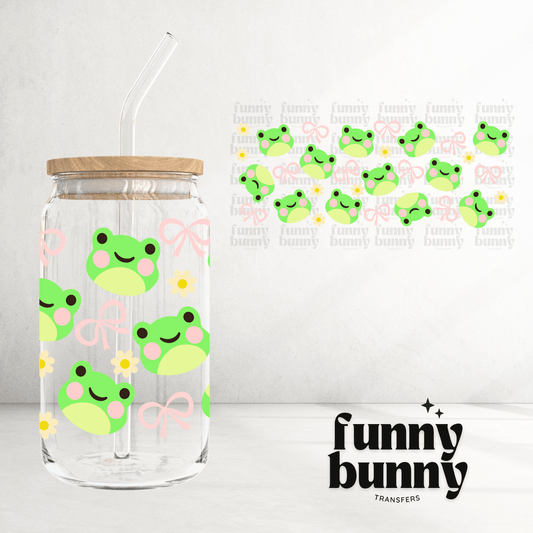 Kawaii Frogie - 16oz UVDTF Cup Wrap