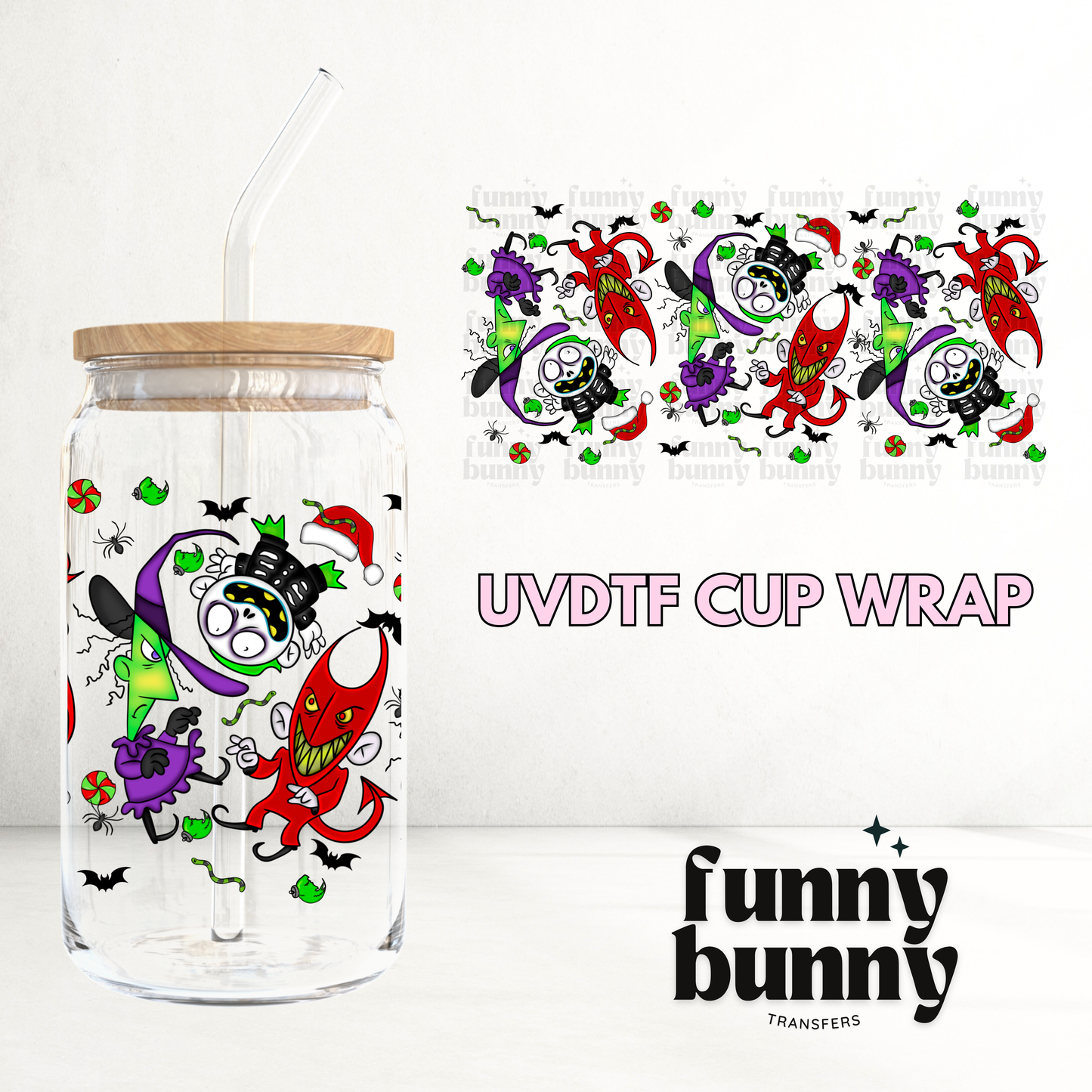 Kidnap Sandy - 16oz UVDTF Cup Wrap