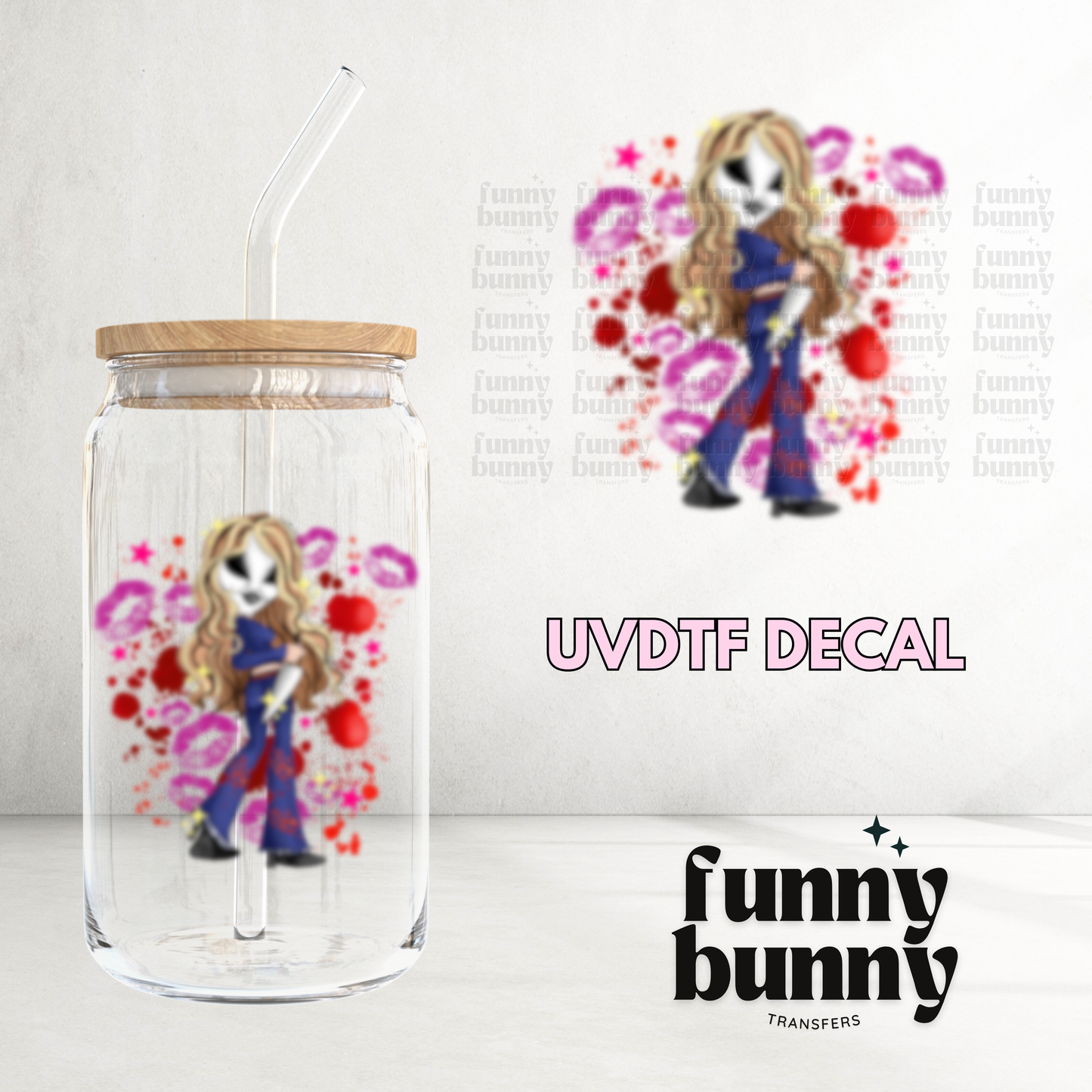 Killer Bratty Doll - UVDTF Decal