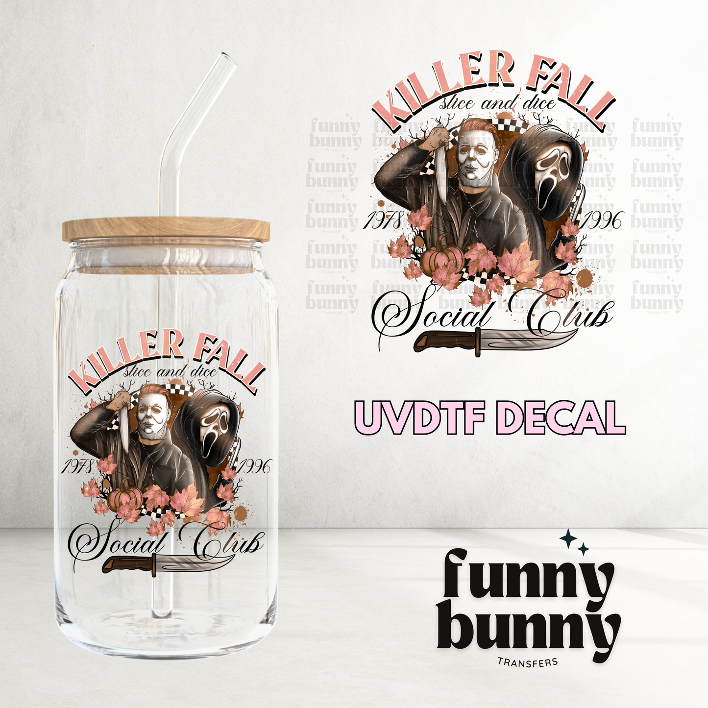 Killer Fall Social Club - UVDTF Decal