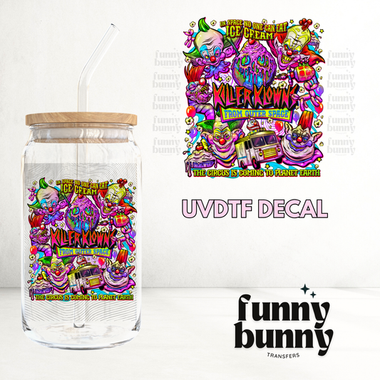 Killer Klowns - UVDTF Decal