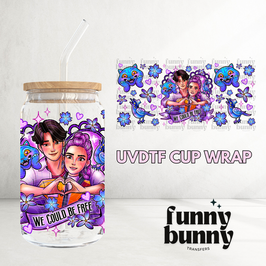Kpop Free - 16oz UVDTF Cup Wrap