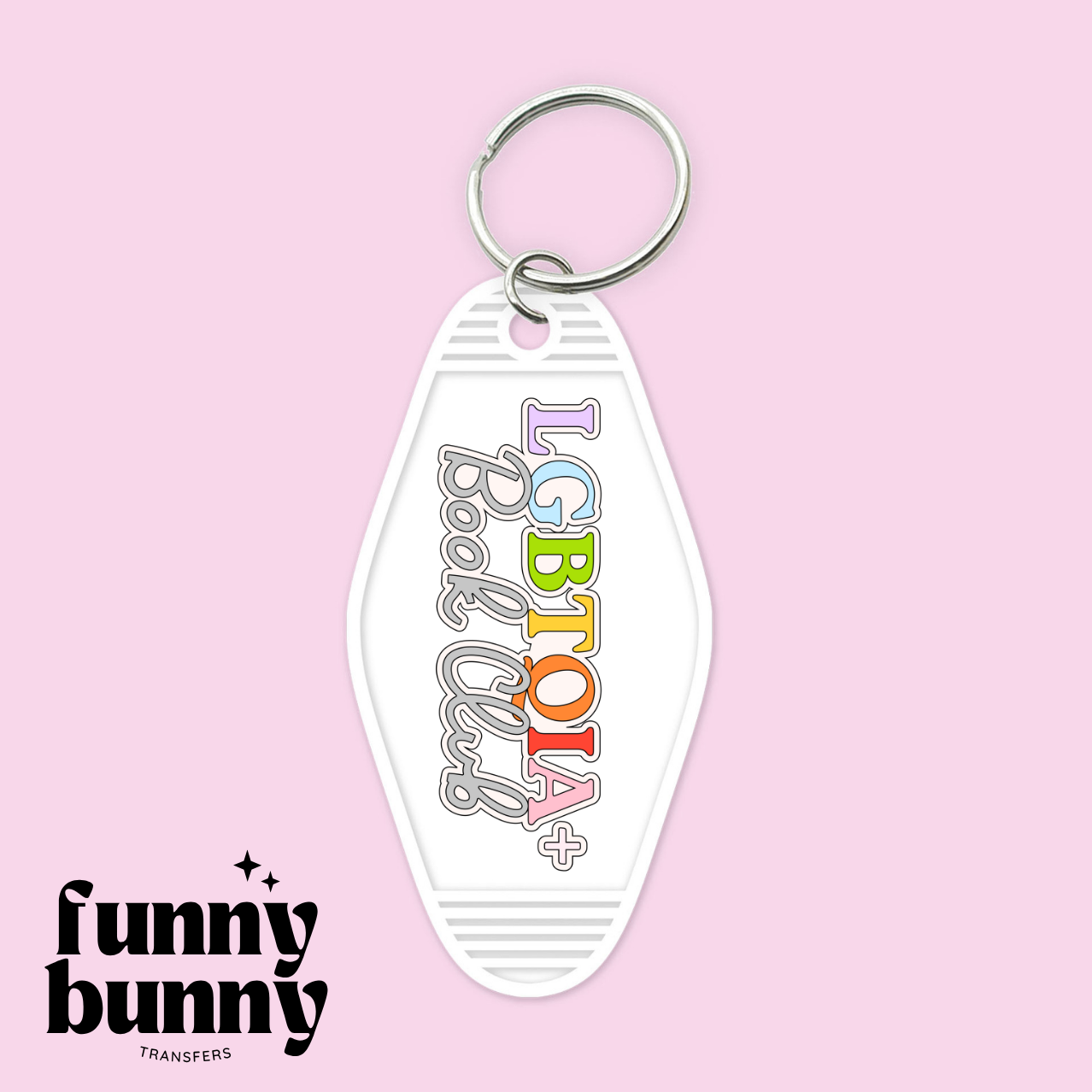LGBT Book Club - Motel Keychain