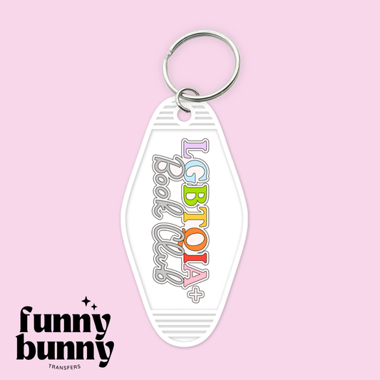 LGBT Book Club - Motel Keychain