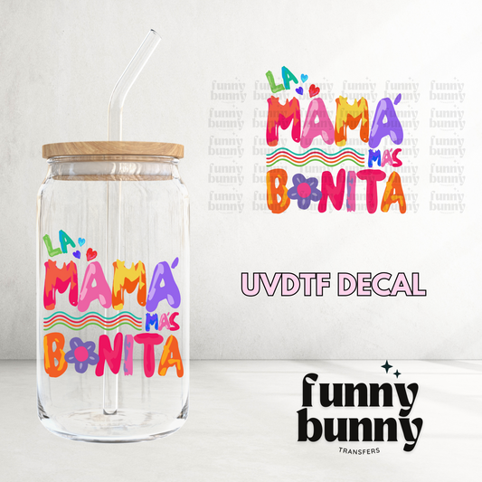 La Mama Mas Bonita - UVDTF Decal