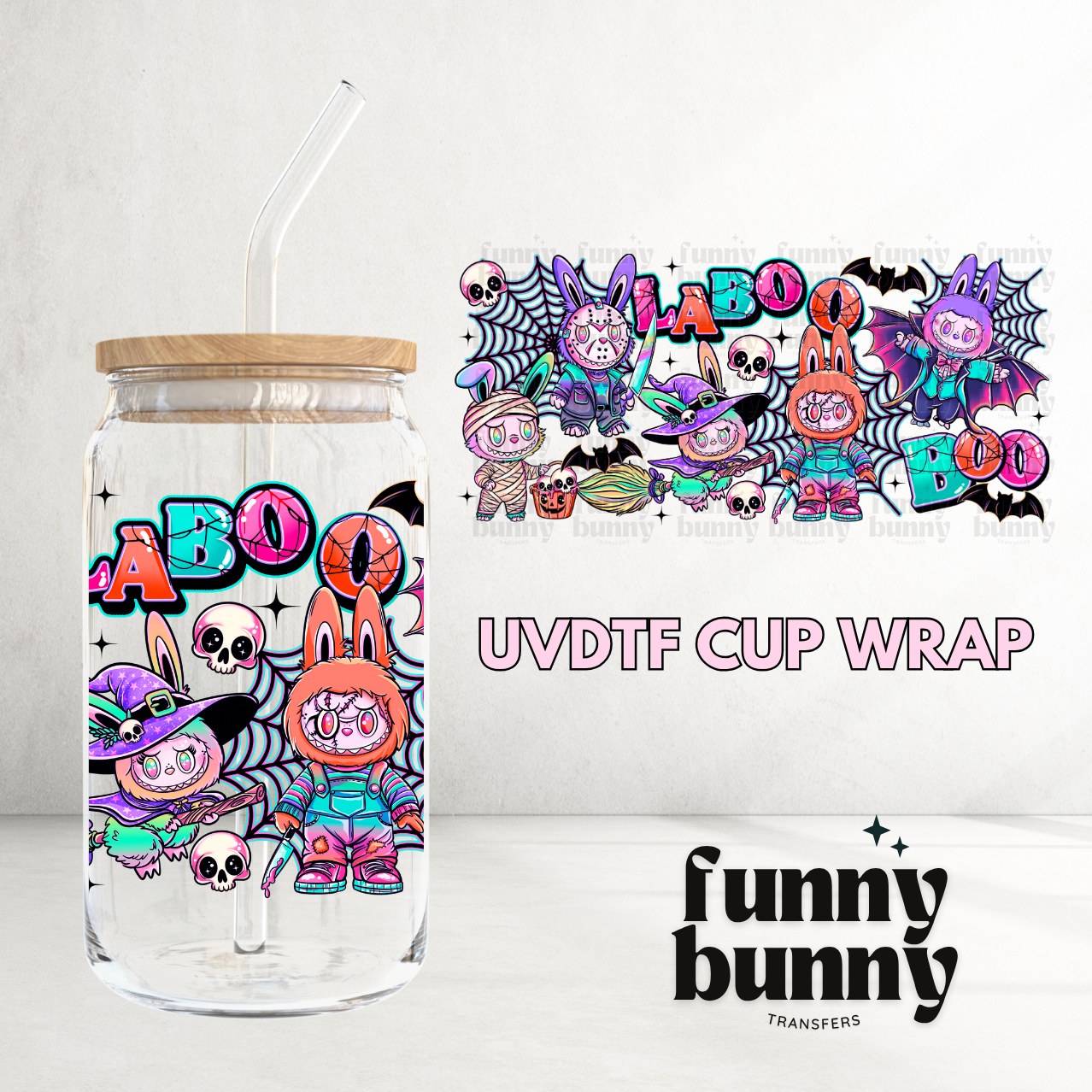 Labu BOO - 16oz UVDTF Cup Wrap