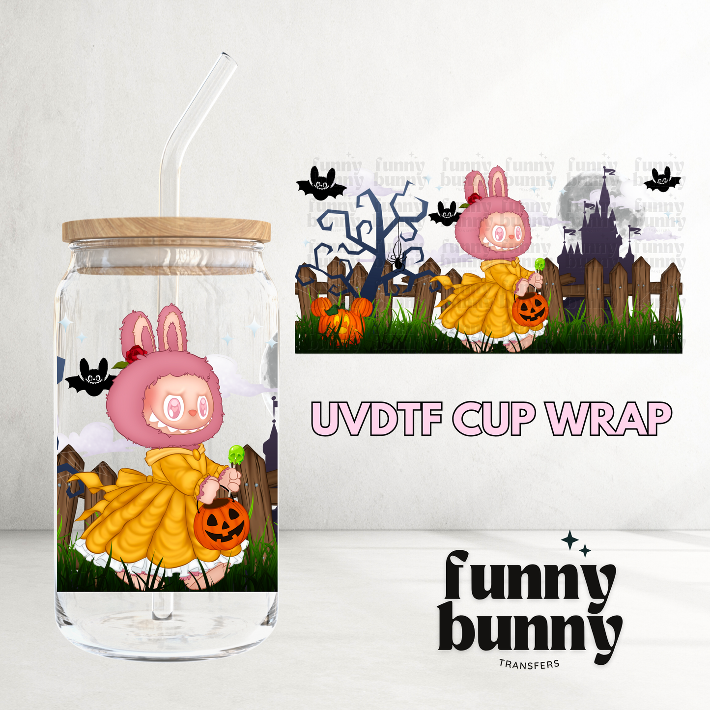 Labu Belle I - 16oz UVDTF Cup Wrap