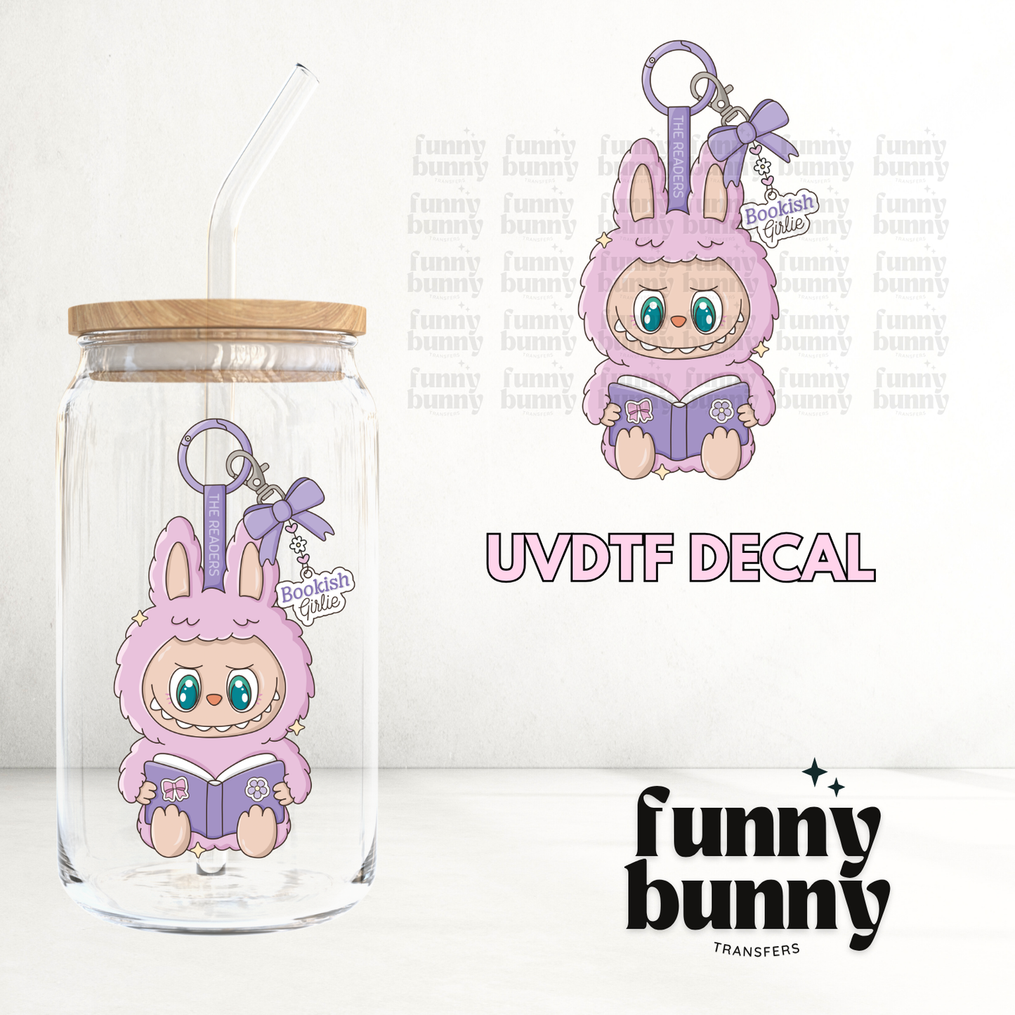 Labu Bookish Girlie - UVDTF Decal