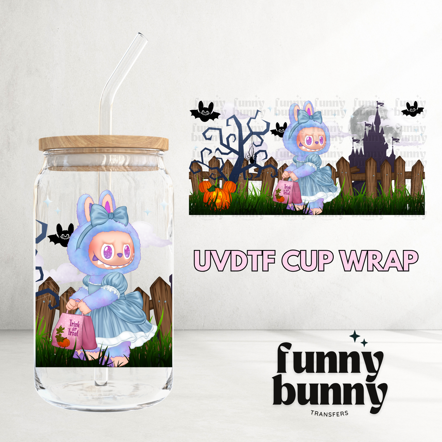 Labu Cinderella I - 16oz UVDTF Cup Wrap
