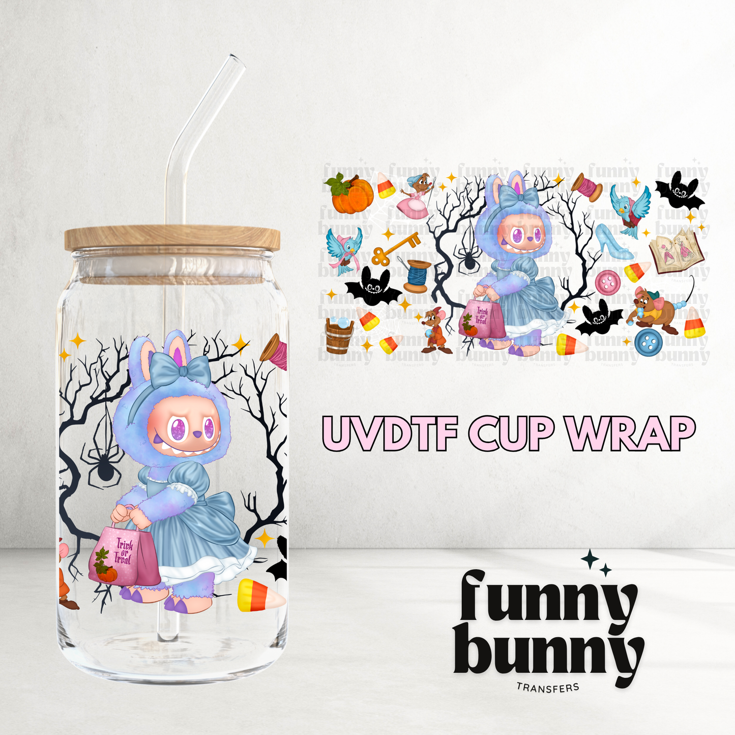 Labu Cinderella II - 16oz UVDTF Cup Wrap