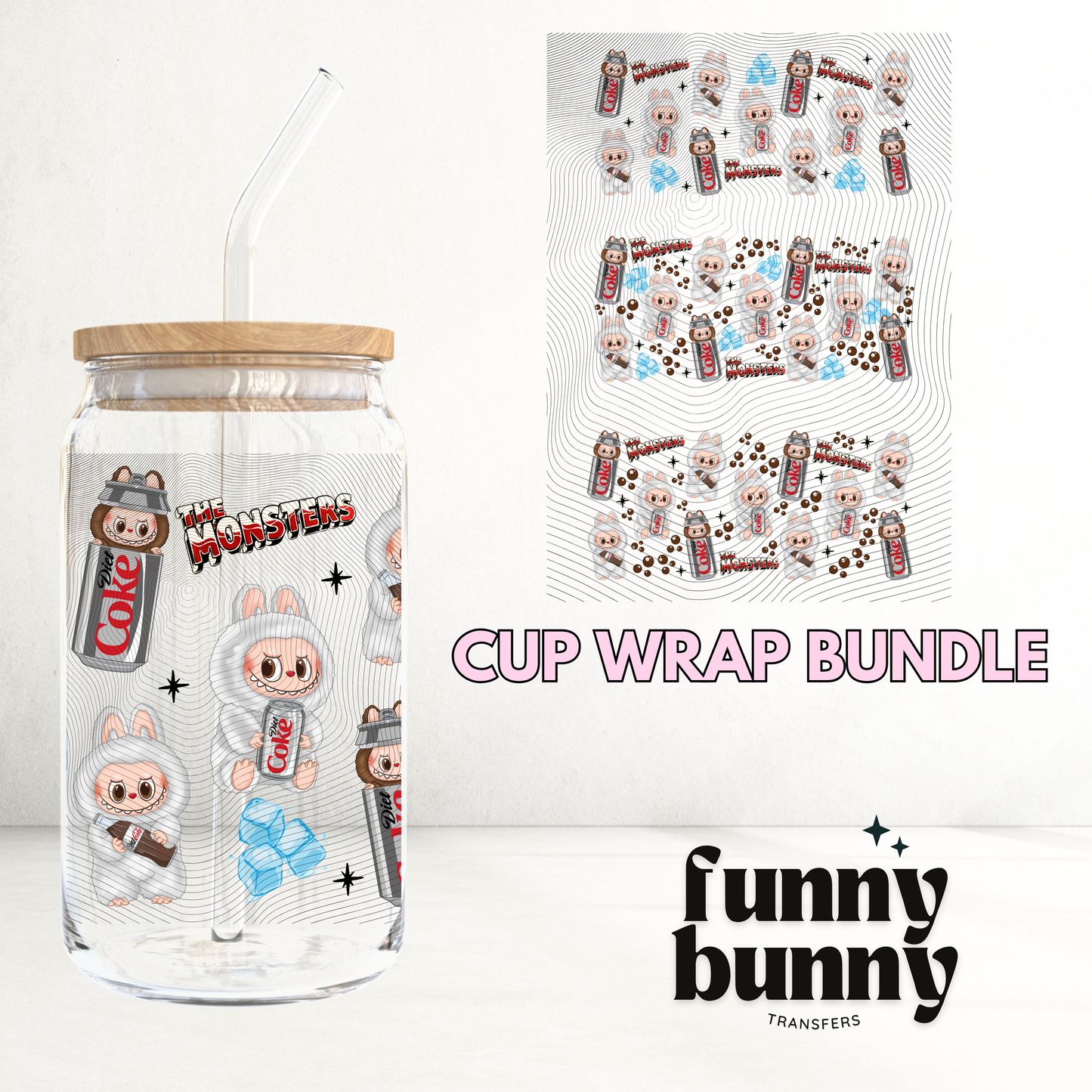 Labu Coke - UVDTF 16oz Cup Wrap Bundle
