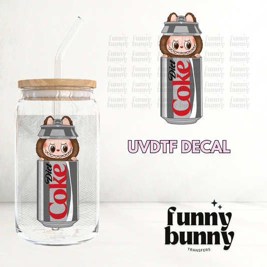 Labu Coke Can Monster II - UVDTF Decal