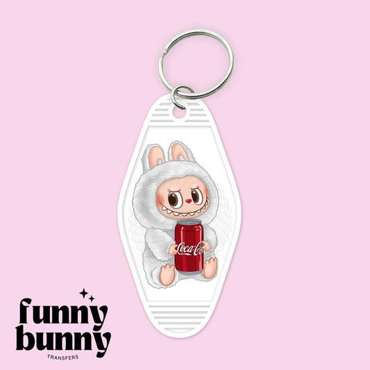 Labu Cola Can Monster- Motel Keychain